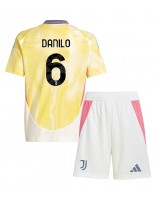 Juventus Danilo Luiz #6 Vieraspaita Lasten 2024-25 Lyhythihainen (+ shortsit)